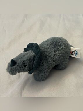 Jellycat London Mini Fossily  Triceratops Plush Stuffed Dinosaur 7.5 Inches
